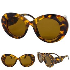 Classic Funky Vintage Retro Style SUNGLASSES Thick Round Tortoise Leopard Frame