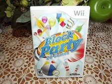 Block Party (Nintendo Wii, 2008) With Case (READ) and Instructions