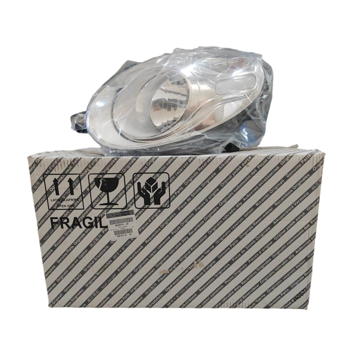 Left Front Dipped Headlight Projector 500L - ORIGINAL FIAT - 52089194