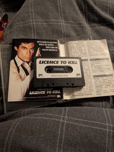 Licence to Kill Cassette Tape Game For Sinclair Spectrum - Picture 3 of 3