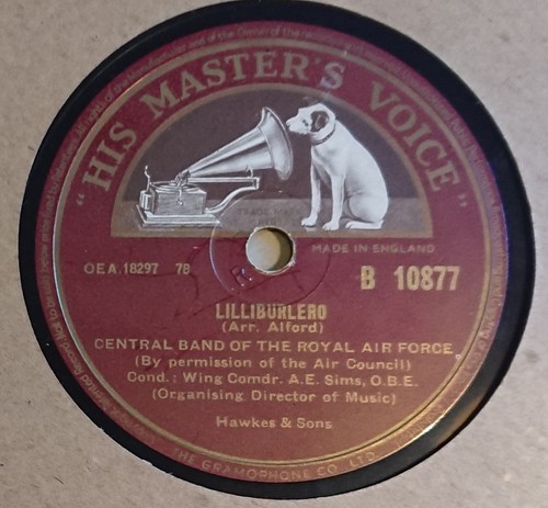 Job lot of 4 x 78rpm Brass and Pipe Band records, inc. The Dam Busters - 1927-55 - Picture 5 of 5
