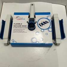 Pool Style Deluxe Flexible Vacuum Head, PSL-40-0955, 14” Wide Head, New