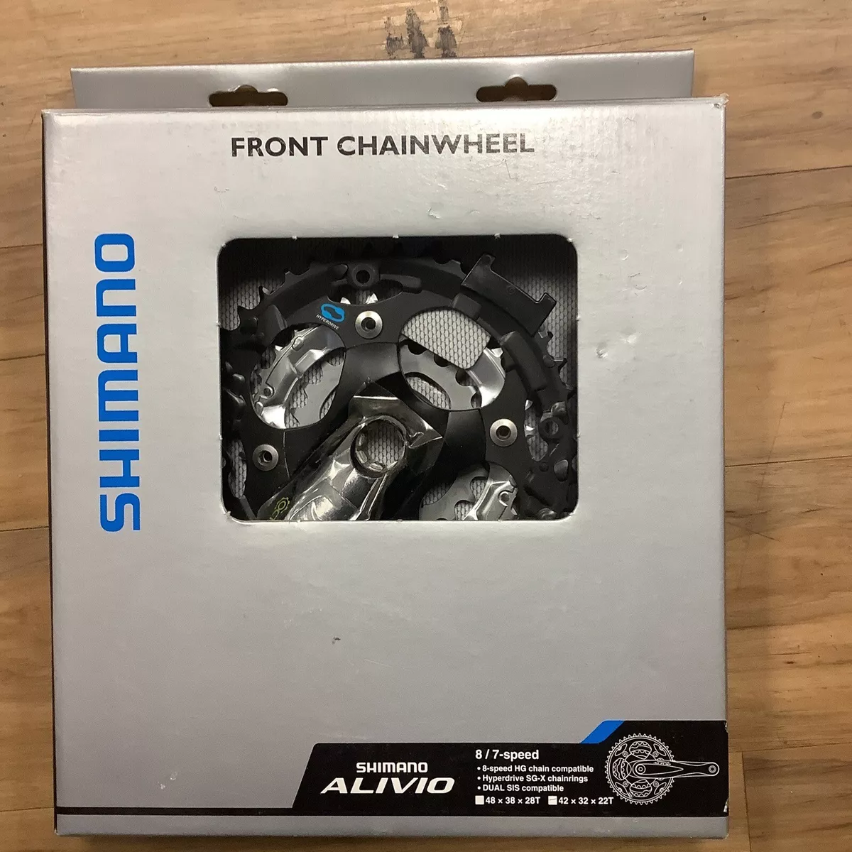 Shimano alivio crankset 8 speed hot sale