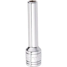 SK Tools 4.5 Mm 1/4 In. Drive 6-Point Metric Deep Chrome Socket (41698)