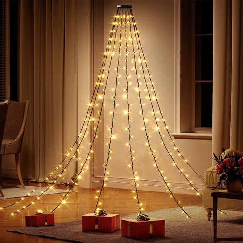 280/400 LEDs Weihnachtsbaum Lichterkette Tannenbaum Beleuchtung In&Außen Deko DE - Bild 6 von 18