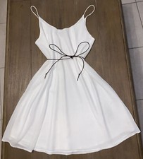 Women Chiffon White Dress