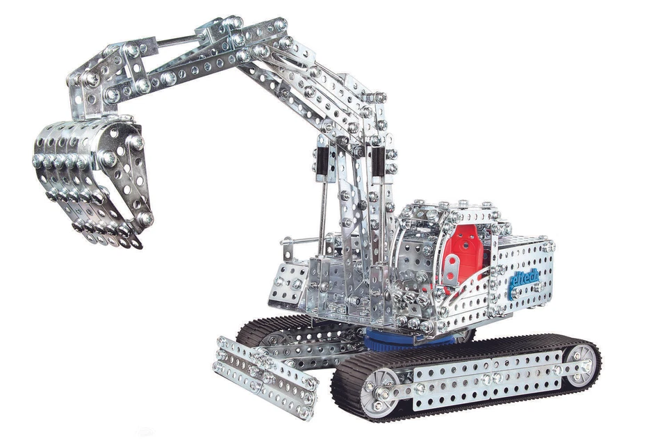 Mega Bulldozer Digger Eitech Metal Building Construction Toy Set C19 - Image 4 of 4