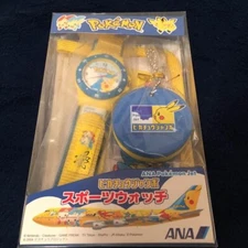 ANA Pokémon Jet Pikachu Jumbo Sports Watch – 2004 Pikachu Project – Vintage new