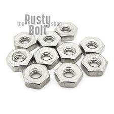  8-32 Hex Nuts, A2 304 18-8, Stainless Steel