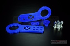 Godspeed Blue Universal Cnc Aluminum Frontrear Usjdm Tow Towing Hook Adapter