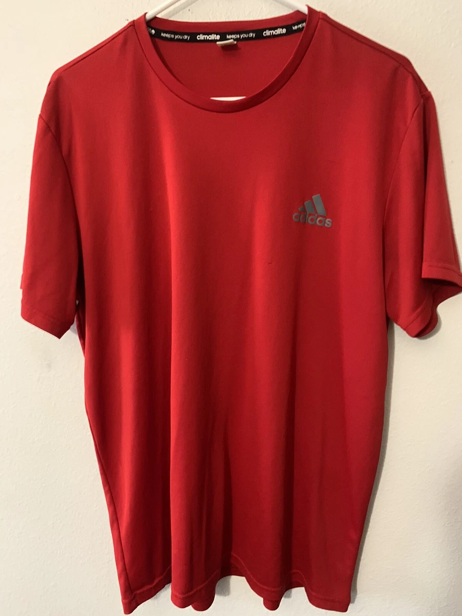 Adidas Men&#039;s Clima Tech Short Sleeve Crew Tee Top Sz-XL eBay