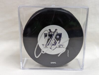 Aaron Miller  LA Kings Los Angeles-  NHL HOCKEY PUCK Signed AUTOGRAPHED + Case