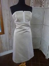2217 ALFRED SUNG D410 SZ 8 PALOMINO STRAPLESS BRIDESMAID PARTY DRESS  GOWN