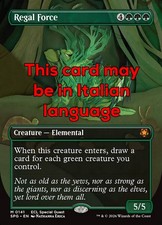 MTG REGAL FORCE 141 EXC - KÖNIGLICHE KRAFT - SPG IT - MAGIC