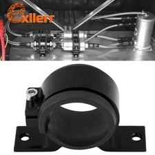 Fuel Pump Or Filter Mounting Bracket Mount Clamp Black Aluminum 50mm Inline