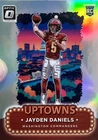 ** Jayden Daniels Uptown ** RC Washington Uptowns Rookie 2024 Donruss Optic