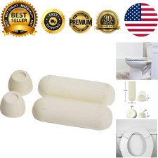Durable Toilet Seat Bumper - Quick Installation with Adhesive Pads Included