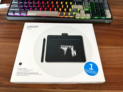 Wacom Intuos CTL-4100 Grafiktablet mit Stift, USB-Kabel, verkabelt