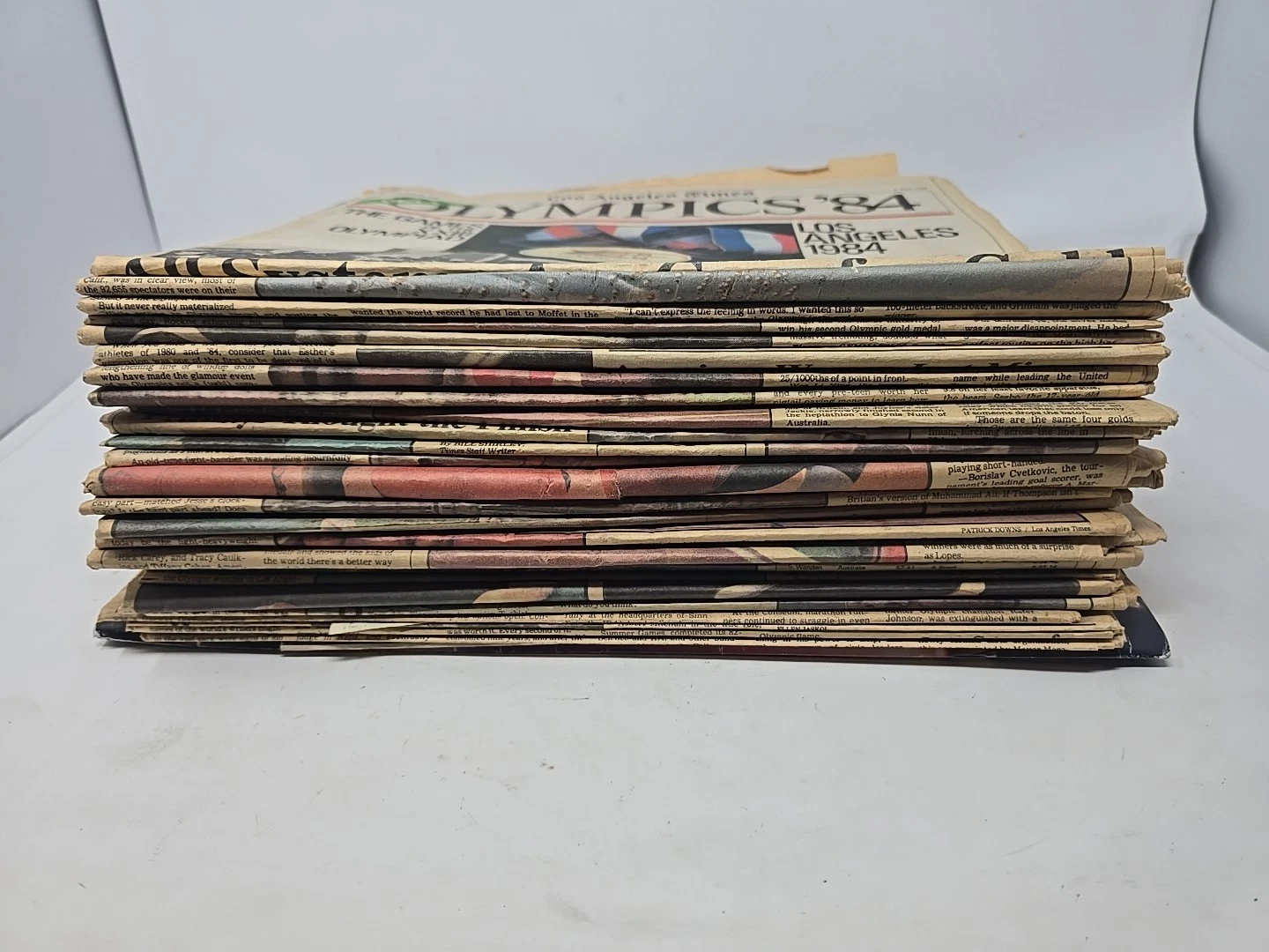 Olympics Los Angeles Times Newspapers Olympics '84 Ed July 22nd To August 13th - product detail image 11