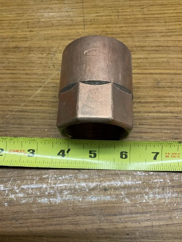 2โ copper sweat x 1 1/2โ npt female adapter Nibco