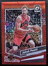 43/88. Jakob Poeltl 2023-24 Panini Donruss Optic Red Choice #94 Raptors