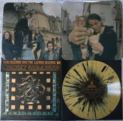 King Gizzard & The Lizard Wizard   Chunky Shrapnel 2020 US GOLD/BLACK SPLATTER