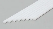 Evergreen Scale Models 221 3/64" Polystyrene Round Rod 047 Diameter (Pack of 10)