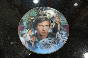 Vintage Collector Plate 1997 Star Wars Han Solo The Hamilton Collection