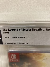 The Legend Of Zelda:Wata 10 A++,vga 100 Switch,Sealed Box Perfect Mint NES.best