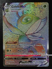 Celebi VMAX (Secret) Rainbow Rare 199/198 Swsh06: Chilling Reign Holo NM
