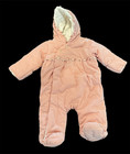 Ralph Lauren Baby Pink 6M Snowsuit with Ruffles and Rosettes — photo 1