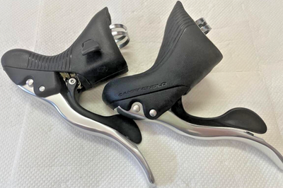 Campagnolo VELOCE 10-Speed Alloy Silver Ergo Power Shifters Brake