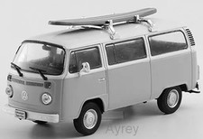 1/43 IXO VW T2 Kombi 1975 Surfboard Orange White CLC302 Diecast