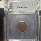 SASA 1915 lincoln cent ICG Vf30
