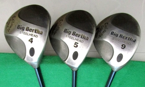 Callaway Steelhead Hybrid Woods  ⛳️ 4,5, 9, Callaway Graphite, Ladies Flex, RH