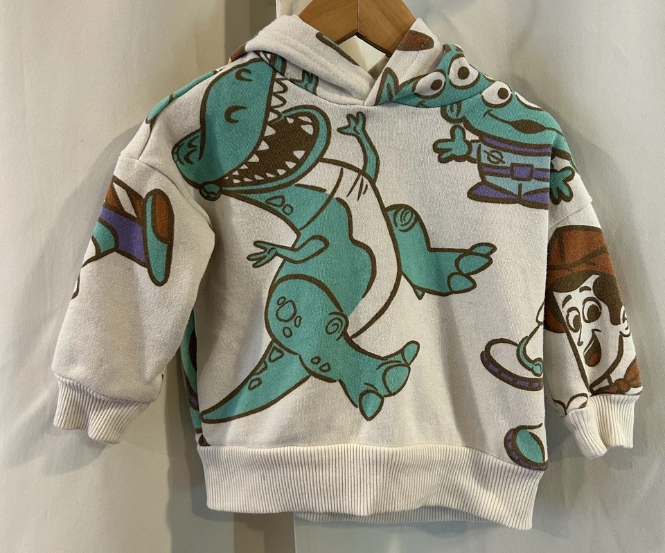 Pixar Toy Story Kid Sweatshirt Buzz Lightyear Hoodie Toddler Size 12 Months - Image 4 of 4