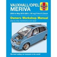 Opel Meriva Vauxhall 2003-05.2010 Benzin Diesel Werkstatthandbuch Haynes