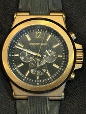 Michael Kors~Men's~Dylan~Black Rubber~Chronograph Watch~MK8325