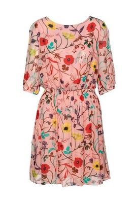 Women Gant Dress Pink Viscose 36 #7X1D