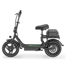 Electric Scooter with Seat for Adults,Commuter Foldable 500W 48V 22Ah Battery US