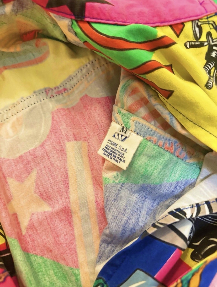 Vintage Versace Jeans Couture “Betty Boop” Pop Art Jeans Jacket