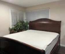 king size bedroom set with mattress & box set / price negotiable