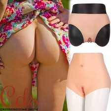 Silicone Fake Vagina Pants Hip Enhancer Transgender Panties For Crossdresser