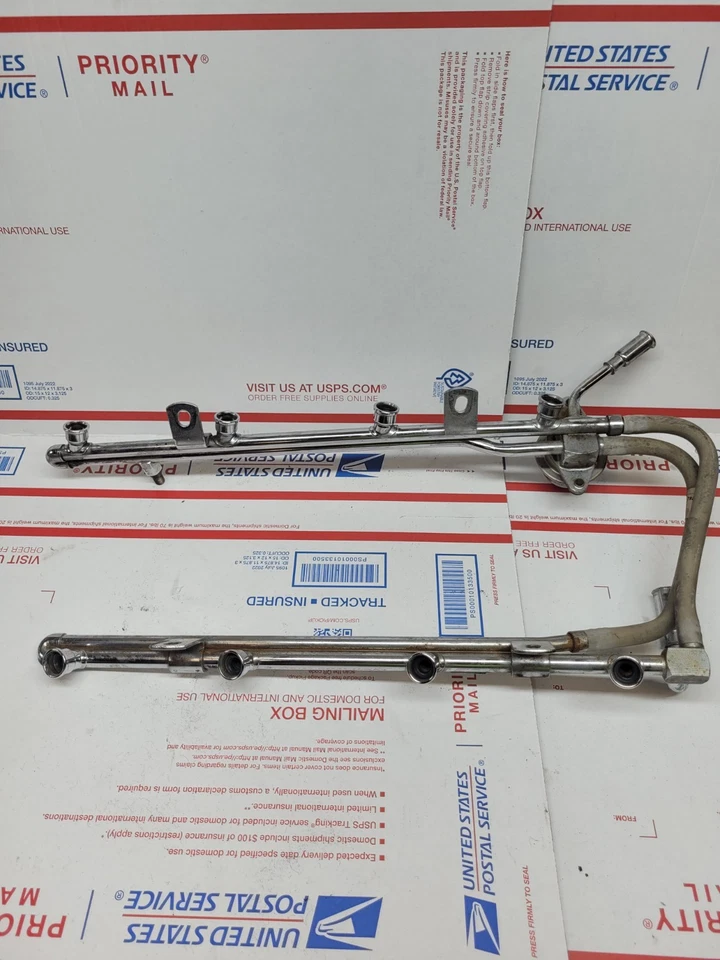 1992-1996 Ford F150 F250 Bronco 5.8 351 V8 Fuel Injection Rail F6TE 9F792 Nice!! - Image 2 of 4