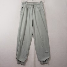 Athleta Girl Chase The Chill Jogger Girls XL 14 Coast Grey Lined Zip Pockets