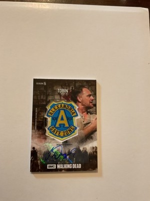2018 Walking Dead Season 8 Part 1 Patch  Relic AUTO Autograph Tobin MUD #/50