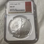 2026 W American Silver Eagle MS-69 NGC 1 Ounce Oz of Fine Silver - 1 Day Auction
