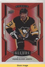 2020-21 Upper Deck Allure Rookie SP Red Rainbow Pierre-Olivier Joseph READ 0il7