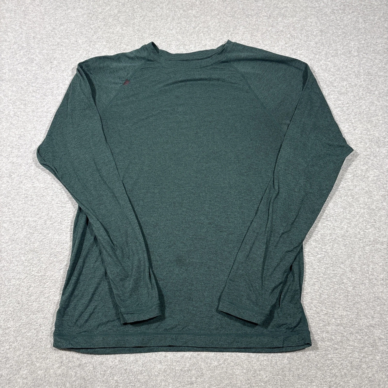 Rhone Men's Sz S Green Reign Long Sleeve Performance Stretch Crew Shirt