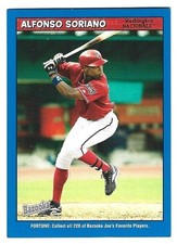 D 2006 Bazooka Baseball Alfonso Soriano Blue Fortune #175 NRMT